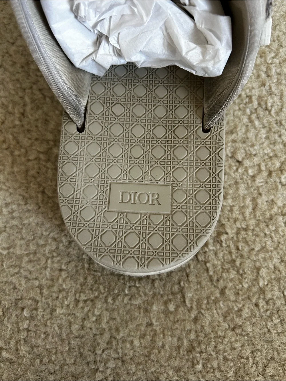 Dior Alpha slides men size 11 authentic